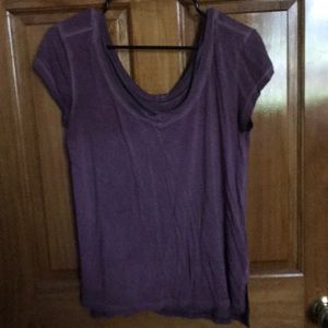 Purple tee